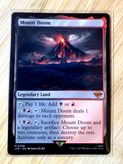 Mount Doom - FANTASTIC Condition - Lord of the Rings: Tales of Middle-Earth MTG - Image 1