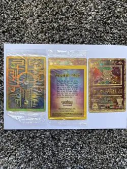 Ancient Mew Factory SEALED Pokemon TCG Movie Double Holo Foil Rare 2000 Promo - Image 1