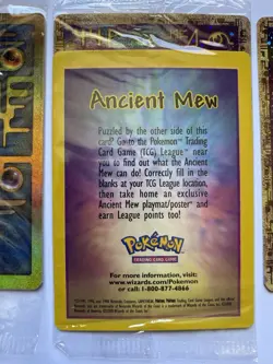 Ancient Mew Factory SEALED Pokemon TCG Movie Double Holo Foil Rare 2000 Promo - Image 5
