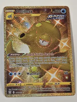 Pokemon TCG Octillery (Secret) SWSH05: Battle Styles 178 /163 Secret Rare Gold - Image 1