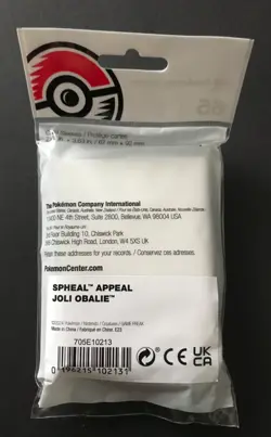 Spheal Appeal Sleeves X65 Holds Pokemon Cards Pokemon Centre 2024 Center NEW - Image 2