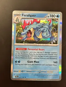 Feraligatr 041/162 Holo Rare Scarlet & Violet-Temporal Forces Pokemon TCG - Image 1