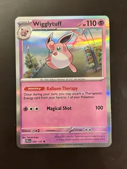 Pokemon TCG Wigglytuff 084/193 Holo Rare Paldea Evolved Mint - Image 1