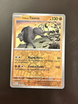 Paldean Tauros 108/193 - Pokemon Paldea Evolved - Uncommon - Reverse Holo - NM - Image 1