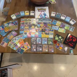 Massive Pokemon Collection Holo Reverse Holo Super Rare 1100 + TCG Card Lot D7 - Image 1