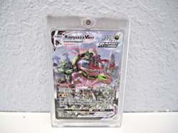 Pokemon Rayquaza VMAX Alternate Art Secret Rare Rapid Strike Holo SWSH07 218/203 - Image 1