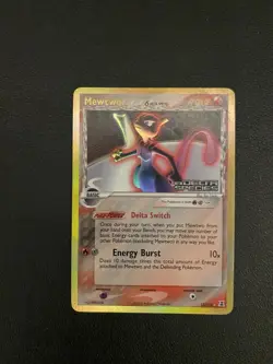 Pokemon Mewtwo EX Delta Species Holo Rare 12/113 70 HP Basic Psychic 2005 - Image 1