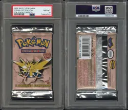 PSA 8 - 1999 WOTC Pokemon Fossil 1st Edition Zapdos Pack NM-Mint! - Image 3