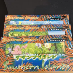 1999 Pokemon TCG Southern Islands Collection Postcard "Sea" , jungle, beach - Image 1