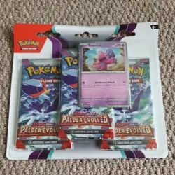 Pokemon TCG Paldea Evolved 3 Pack Blister x 2 Tinkatink Varoom Sealed - Image 4