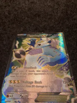 Pokemon TCG Thundurus EX (98 Full Art) 98/108 Roaring Skies Ultra Rare Holo - Image 4