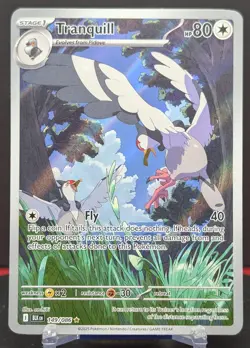Pokemon Tranquill #149/086 English Black Bolt Illustration Rare - Image 1