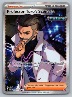 Professor Turo's Scenario Pokemon Paradox Rift 240/182 Full Art Ultra Rare NM - Image 1