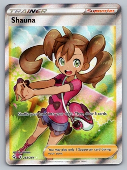 Shauna Pokemon Fusion Strike 263/264 Full Art Ultra Rare NM - Image 1