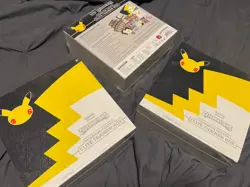 POKEMON CENTER 25th Anniversary Elite Trainer Box Lot of 3 Sealed - Image 1
