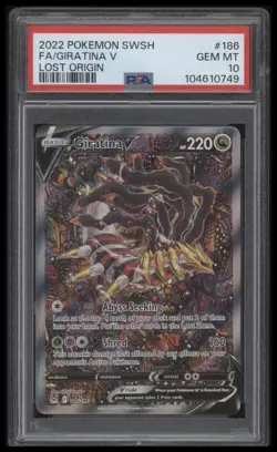 Pokemon Giratina V Lost Origin Full Alt Art #186 PSA 10 Gem Mint - Image 1