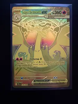 Pokemon Mega Charizard X ex Full Art Holo 130/094 Phantasmal Flames 360HP - Image 1