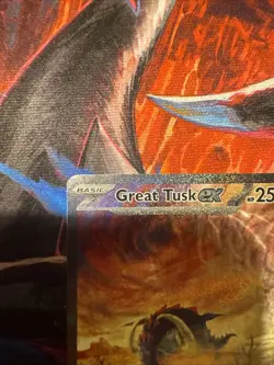 Pokemon TCG Scarlet & Violet Great Tusk EX 246/198 Special Illustration Rare - Image 2