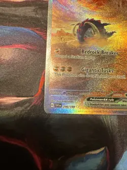 Pokemon TCG Scarlet & Violet Great Tusk EX 246/198 Special Illustration Rare - Image 5