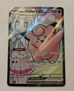 Lillie's Clefairy ex - SV09: Journey Together Pokemon #173/159 Ultra Rare NM - Image 1