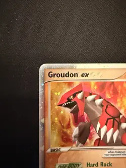Pokemon TCG Groudon ex 93/100 EX Crystal Guardians Ultra Rare Holo 2006 MP - Image 2