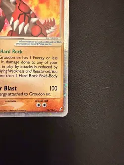 Pokemon TCG Groudon ex 93/100 EX Crystal Guardians Ultra Rare Holo 2006 MP - Image 5