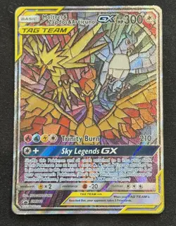 Moltres & Zapdos & Articuno GX SM210 Sun & Moon Black Star Promo 🔥 Pokemon Holo - Image 1