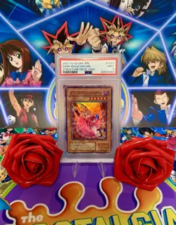 DARK MAGICIAN GIRL JPN STRUCTURE DECK: YUGI #YU01 2001 YU-GI-OH! PSA 9 - Image 1