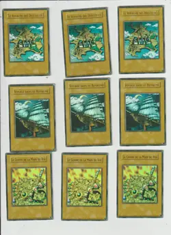 Lot de 9 Cartes Yu-Gi-Oh! Le royaume des duellistes , Voyage, Gloire main du roi - Image 1