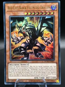 YuGiOh! Red-Eyes Black Fullmetal Dragon ROTA-EN005 Ultra Rare 1st Ed - Image 1
