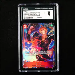 CGC 9 MINT 2022 One Piece JPN Sanji OP01-013 R (Alt Art) - Image 1