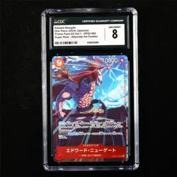CGC 8 NM/MINT 2024 One Piece JPN Edward Newgate OP02-004 SR (Alt Art) - Image 1