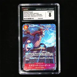 CGC 8 NM/MINT 2024 One Piece JPN Edward Newgate OP02-004 SR (Alt Art) - Image 2