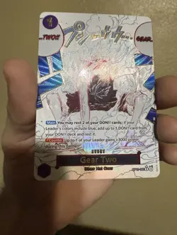 One Piece TCG A Fist of Divine Speed Gear Two Luffy Alt Art OP11-080 R ENGLISH - Image 2