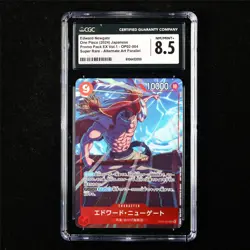 CGC 8.5 NM/MINT+ 2024 One Piece JPN Edward Newgate OP02-004 SR (Alt Art) - Image 1