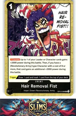 OnePiece TCG - Hair Removal Fist Near Mint or Better B2G1 - Image 1