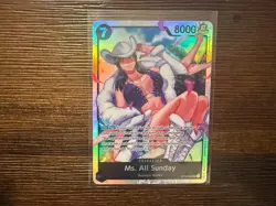 One Piece TCG Ms. All Sunday SR OP14-084 (English) Azure Sea’s Seven OP14 NM! - Image 1