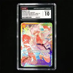 CGC 10 GEM MINT 2023 One Piece JPN Monkey D. Luffy OP05-119 SEC (Alt Art) - Image 2