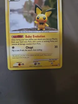 Pichu 93/123 Common Mysterious Treasures Set Collectible Pokemon Card NM - Image 4