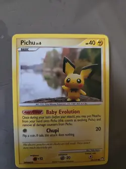 Pichu 93/123 Common Mysterious Treasures Set Collectible Pokemon Card NM - Image 5