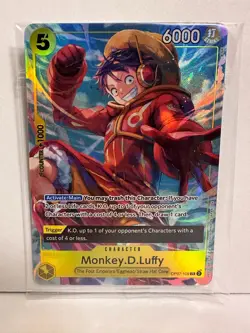 One Piece Card Game Monkey D Luffy OP07-109 Illustration Box Vol. Promo Sealed - Image 1