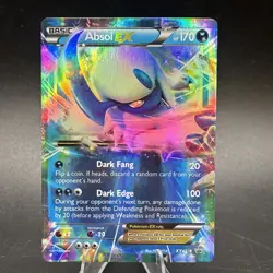 Pokemon TCG Absol-EX XY Black Star Promos Holo Card XY62 - Image 1