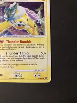 Raikou 16/132 Secret Wonders Holo Pokemon Card | Holo Bleed | SWIRL | HP-DMG - Image 5