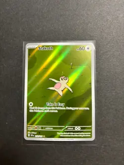 Pokemon TCG Slakoth 212/191 Sv08: Surging Sparks Illustration Rare Holo Card - Image 1