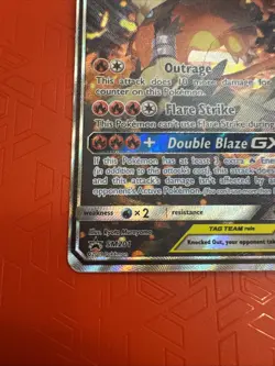 Reshiram & Charizard GX Holo Promo Card SM201 Sun and Moon - Image 2