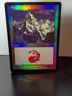 MTG Mountain Odyssey 343 344 345 346/350 Basic Land 4 Card Foil Lot - Image 2