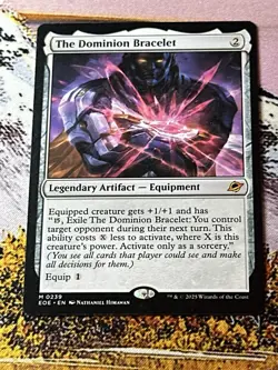 #239 The Dominion Bracelet NM 2025 MTG Edge of Eternities M - Image 1