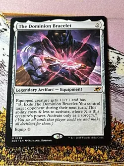 #239 The Dominion Bracelet NM 2025 MTG Edge of Eternities M - Image 3