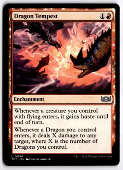 Dragon Tempest NM TDC Commander: Tarkir: Dragonstorm MTG - Image 1