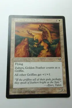 MTG Zuberi Golden Feather x1- -Mirage-Lightly Played - Image 1